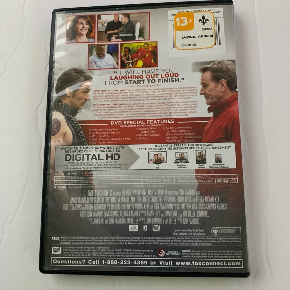 💜 Why Him? DVD - Picture 2 of 3